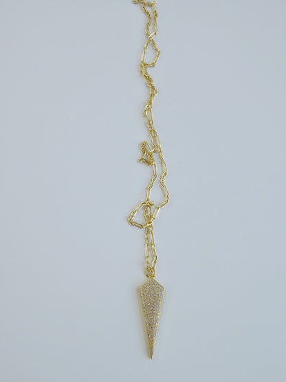 Diamond Arrowhead Necklace