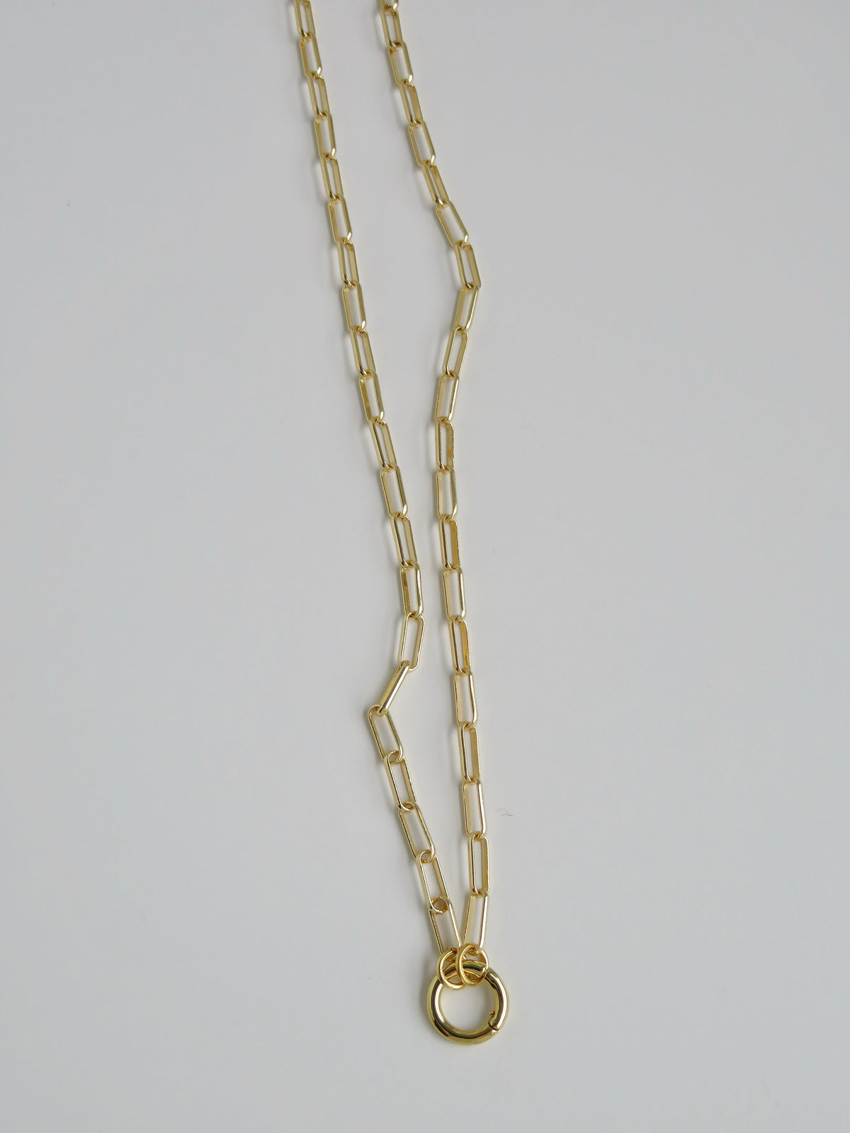 Scarlett Charm Holder Necklace - Clicker Clasp - add charms