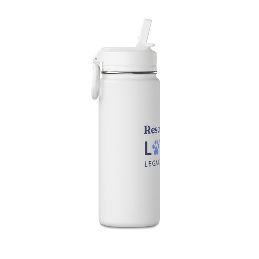 Rescue Love 20oz Water Bottle — 'Love's Legacy Rescue' Pet Rescue Straw Bottle