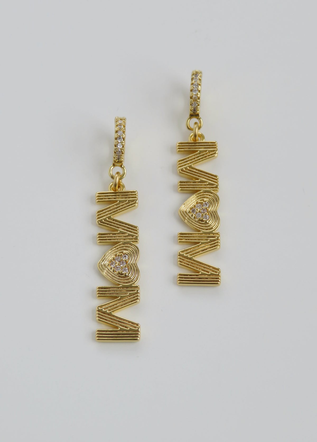Mom Vibes Charm on Diamond Clasp