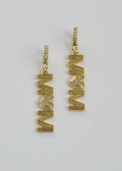 Mom Vibes Charm on Diamond Clasp