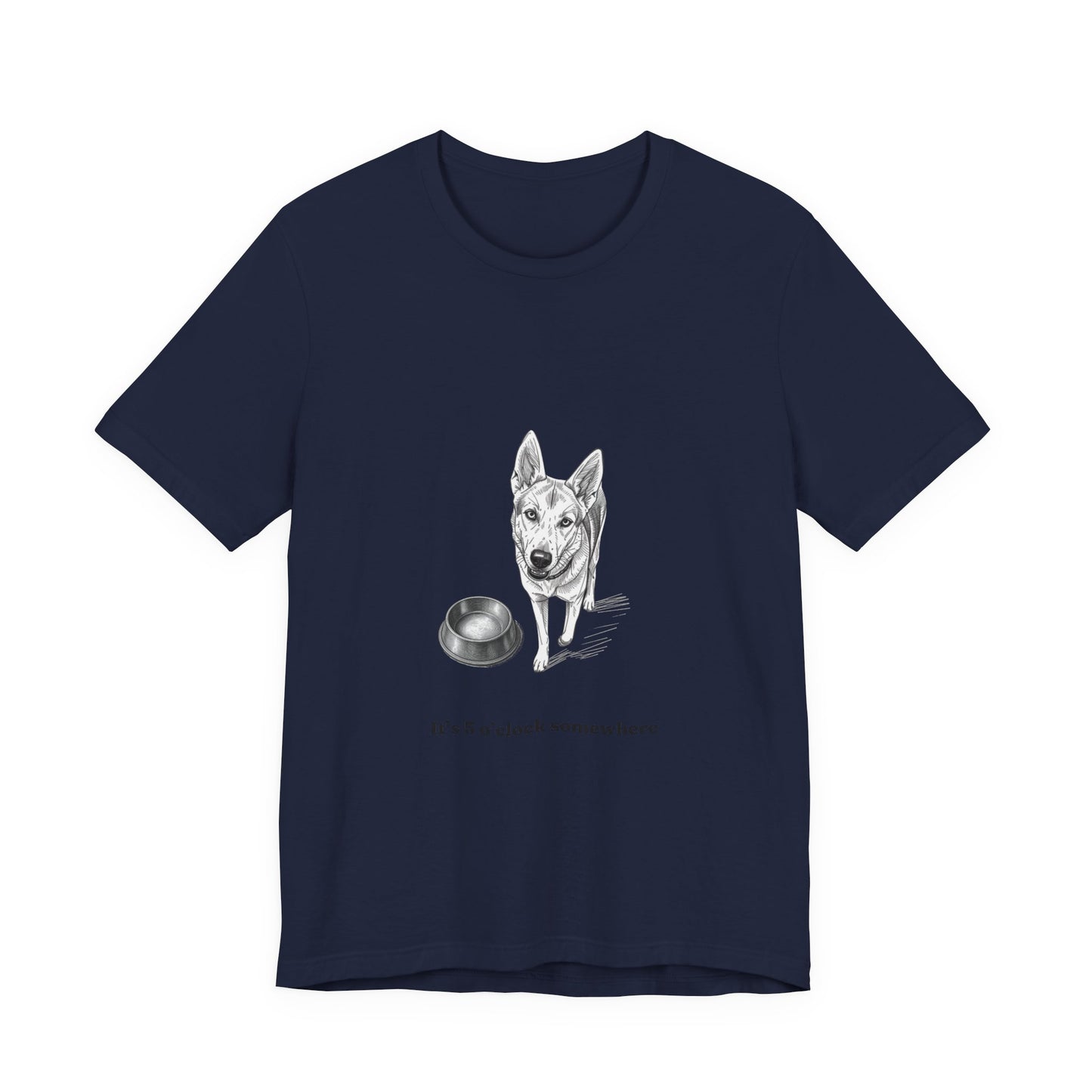 Dog Lover Tee — 'It's 5 o'clock Somewhere' Shirt