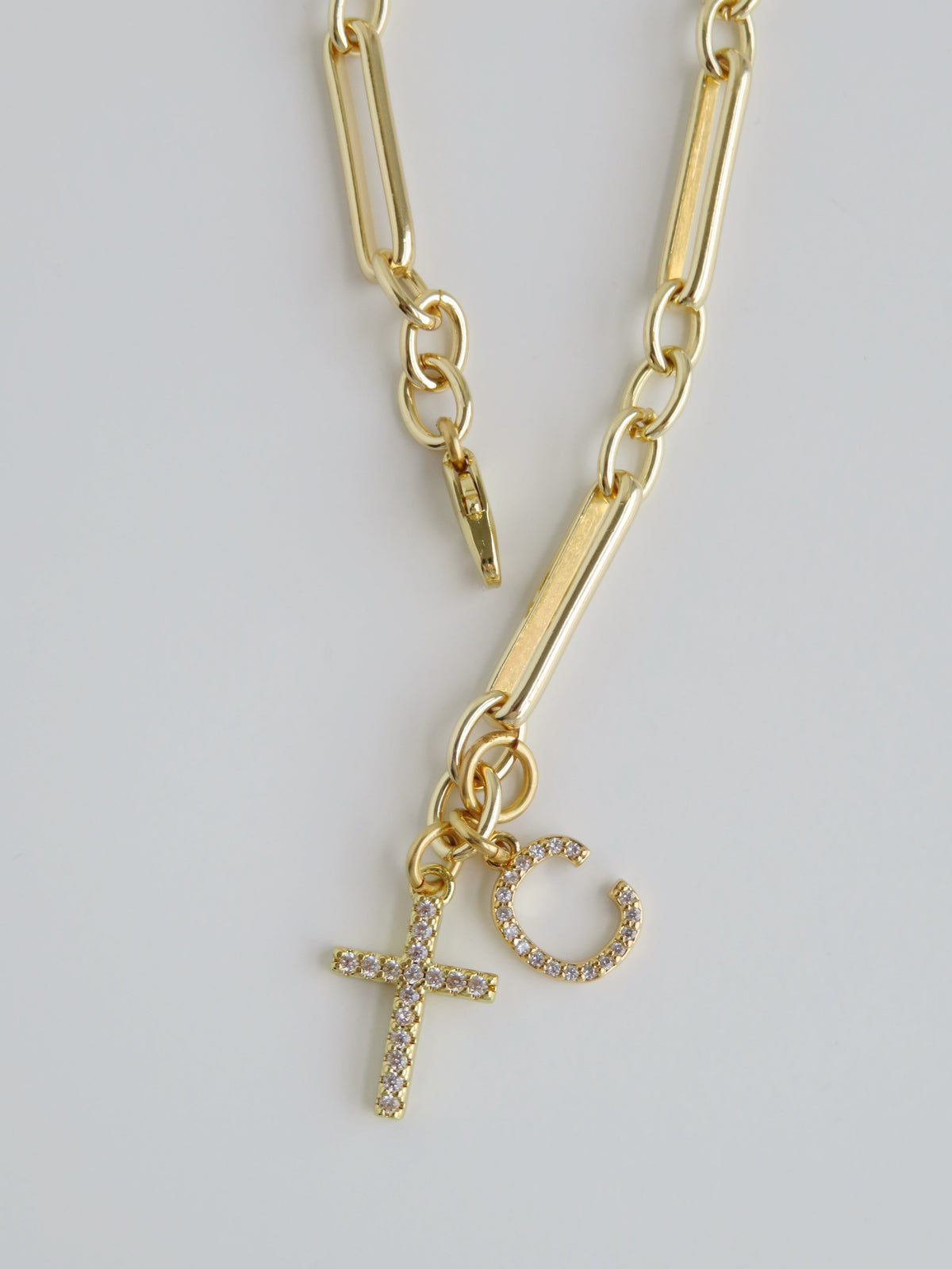 Divine Intentions Initial Bracelet