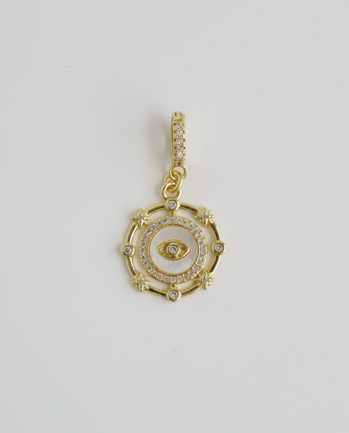 Perla Charms on Diamond Clasp