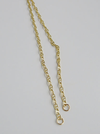 Petite Mariners Charm Holder Necklace - Clicker Clasp - add charms