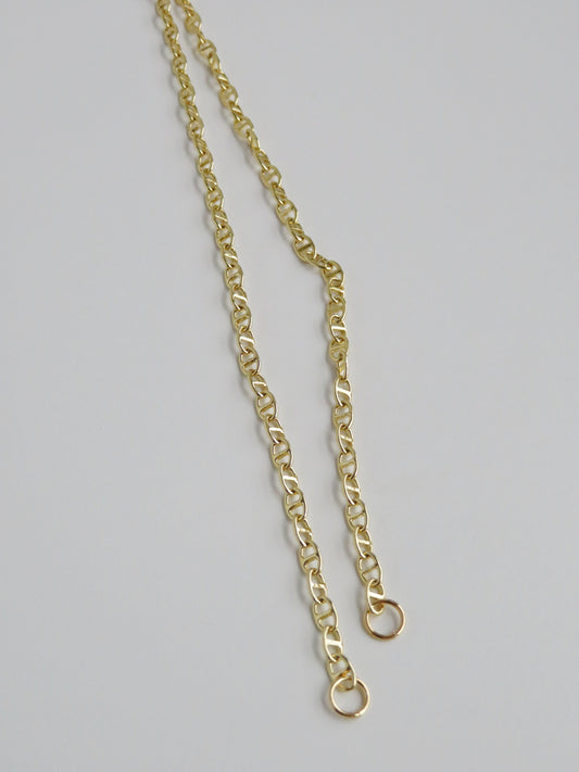 Petite Mariners Charm Holder Necklace - Clicker Clasp - add charms