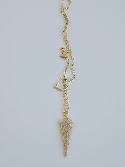 Diamond Arrowhead Necklace