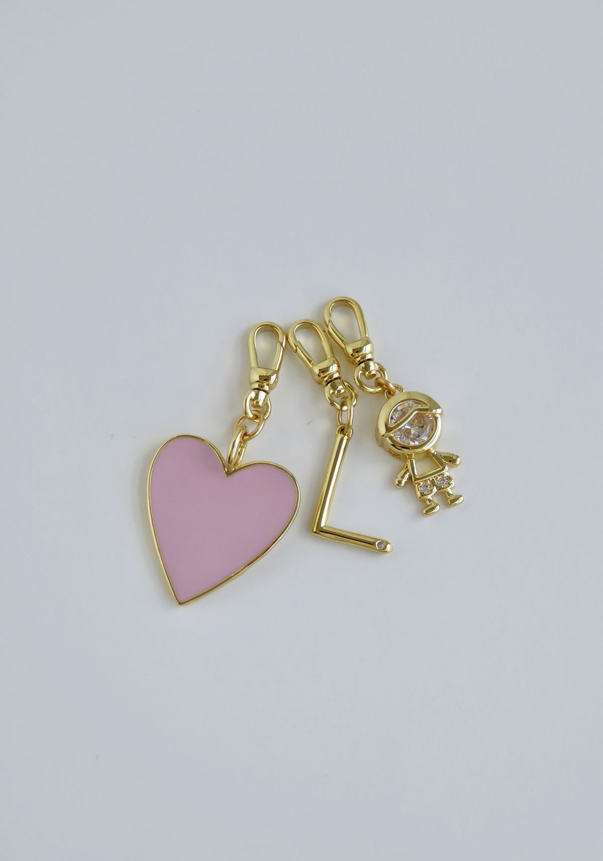 Boy & Girl Charm on Swivel Clasp