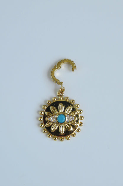 Turquoise Eye - Evil Eye Charm on Clasp