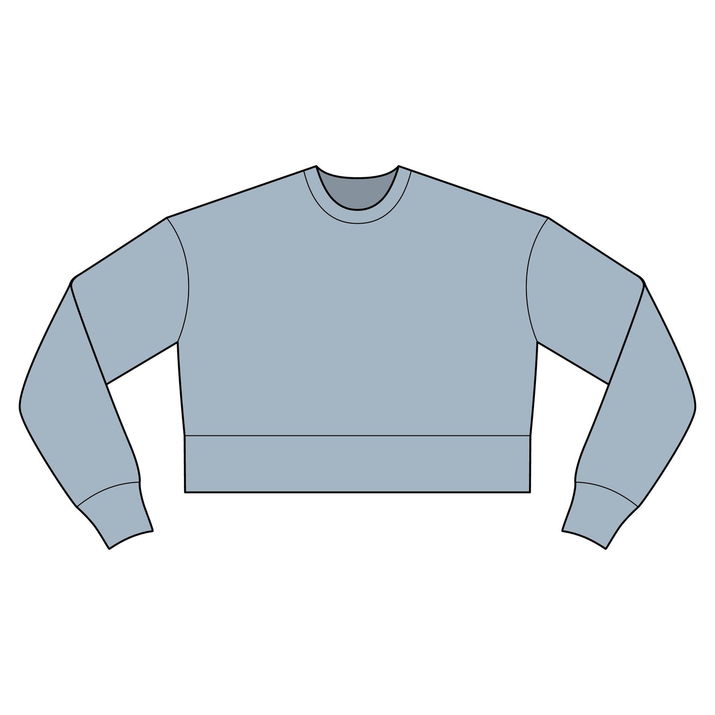Cropped Logo Sweatshirt