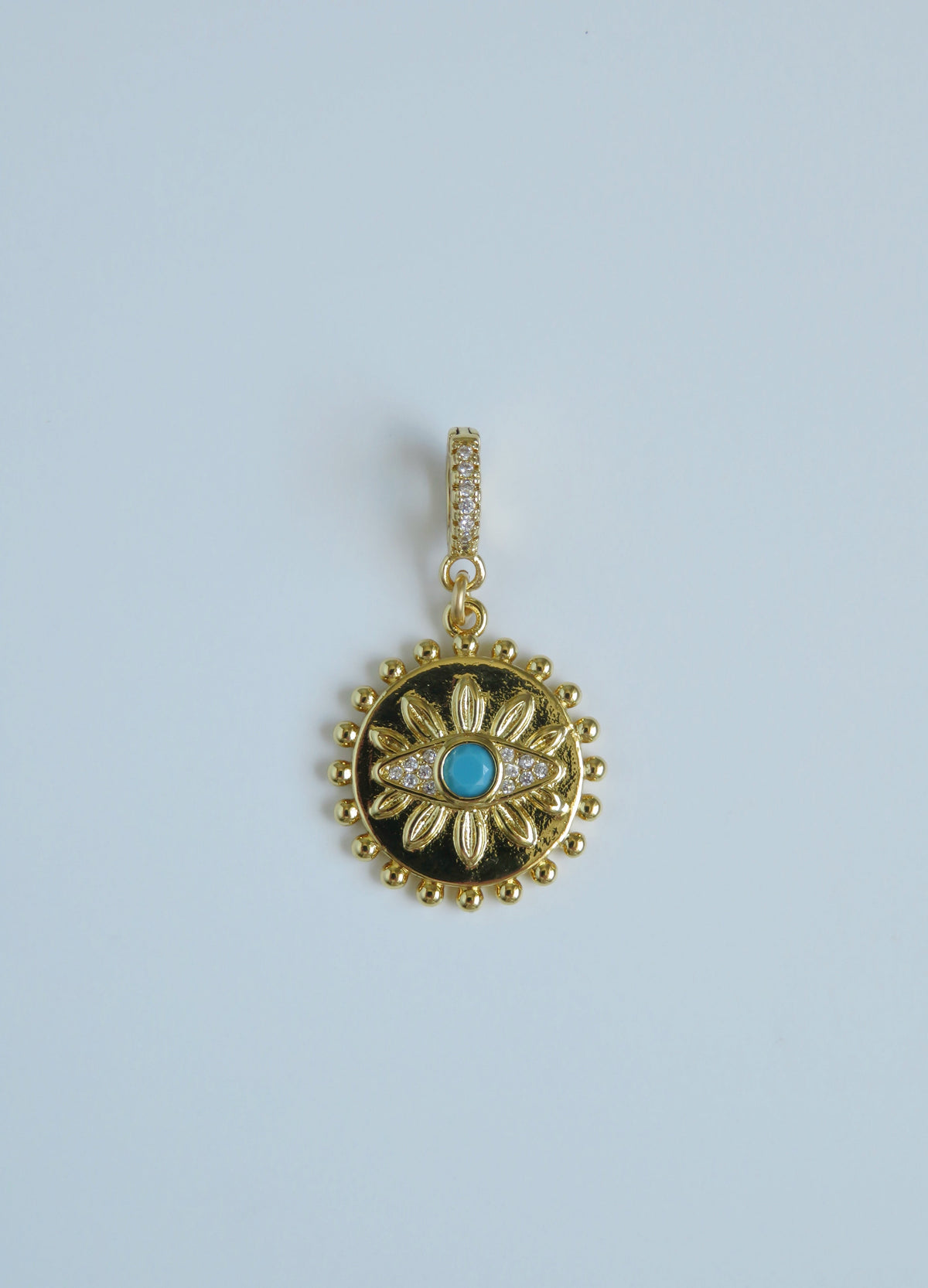 Turquoise Eye - Evil Eye Charm on Clasp