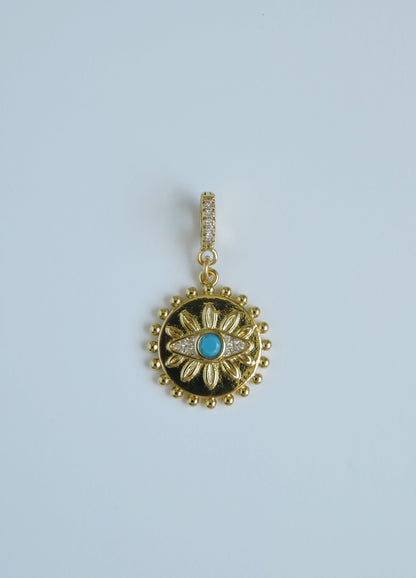 Turquoise Eye - Evil Eye Charm on Clasp