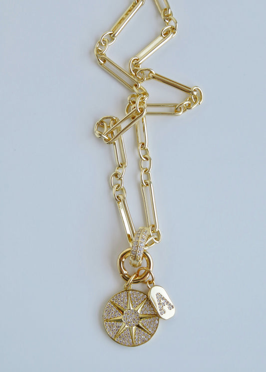 Elevate Your Aura Necklace - 8 Point Star