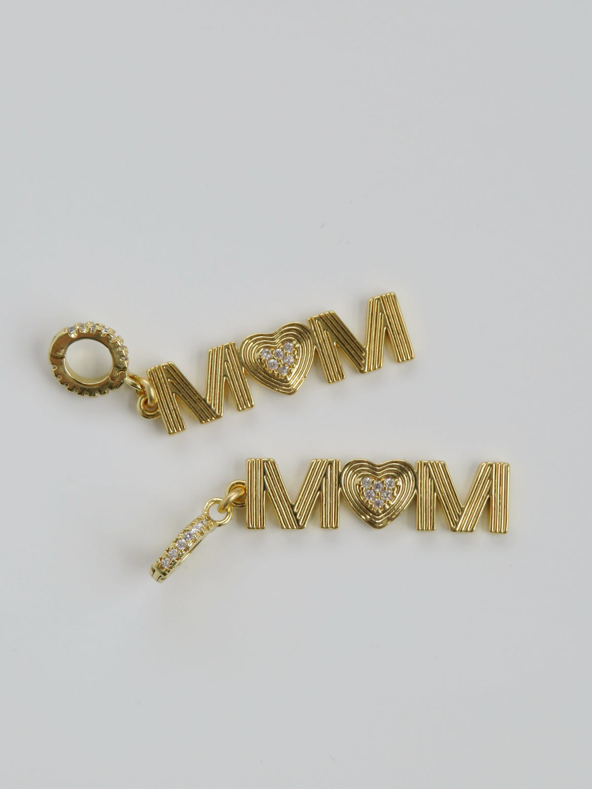 Mom Vibes Charm on Diamond Clasp