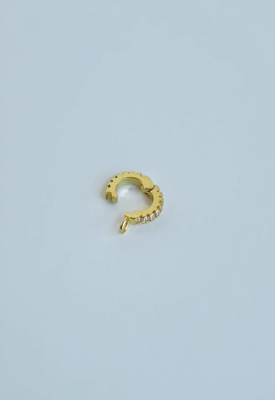 Slender Initial with Diamond - Clasp Charm