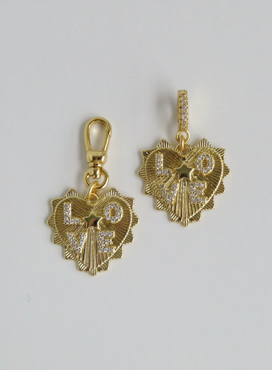 Radiant Love Charm on Clasp