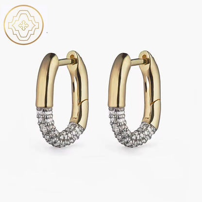 Milena Hoops - 925 Sterling Silver