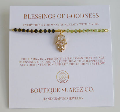 Divine Blessings - Kira Hamsa Bracelet