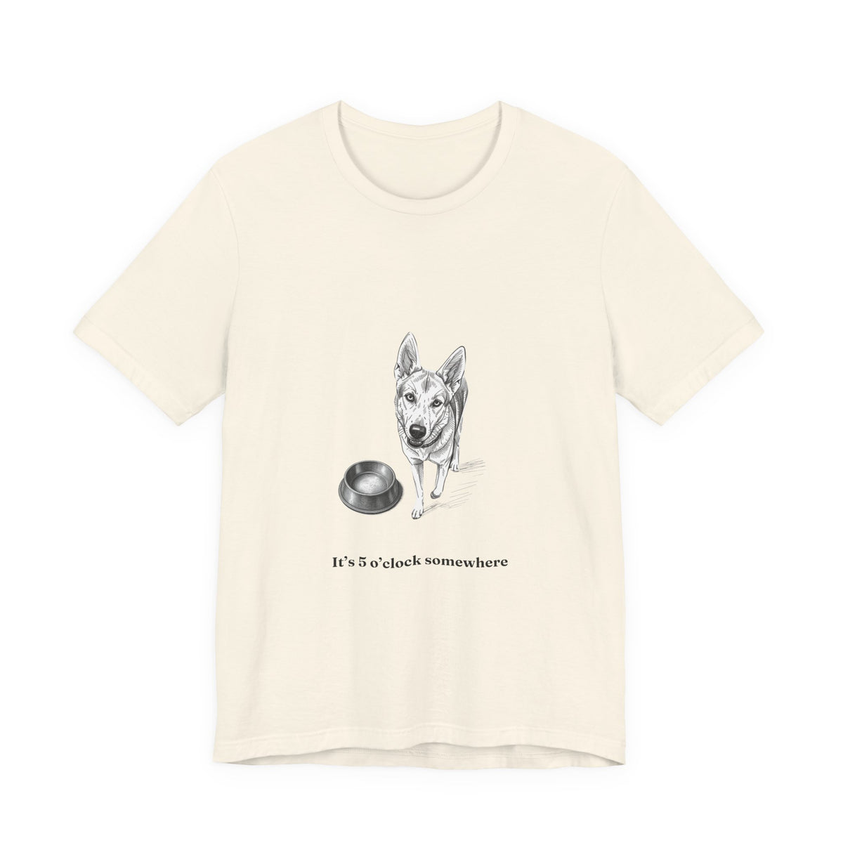 Dog Lover Tee — 'It's 5 o'clock Somewhere' Shirt