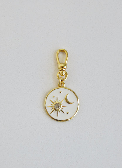 Enamel Celestial Charm on Clasp