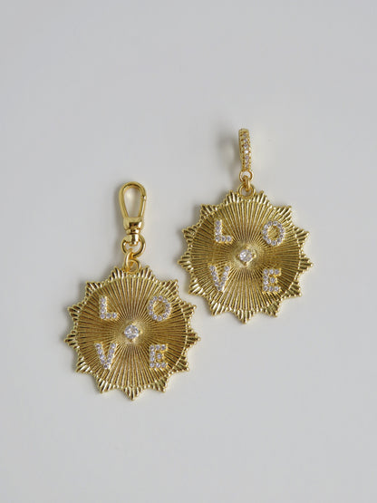 Divine Love Sun Pendant on Clasp