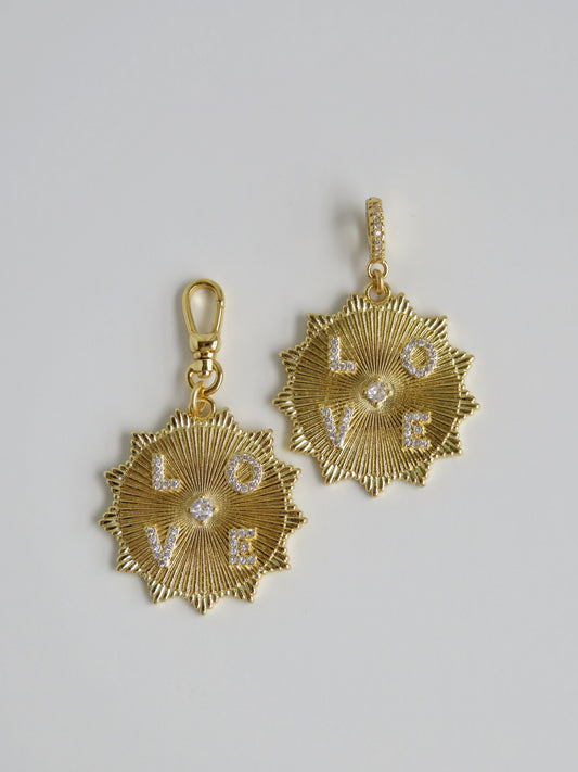 Divine Love Sun Pendant on Clasp