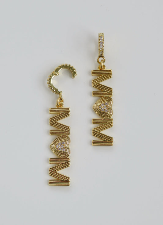 Mom Vibes Charm on Diamond Clasp