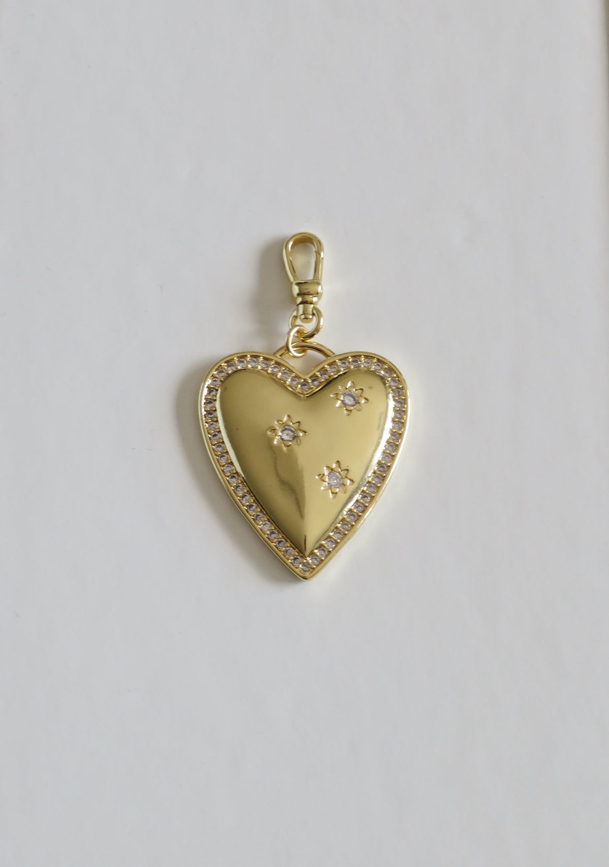 Big Love Celestial Heart Pendant on Swivel Clasp