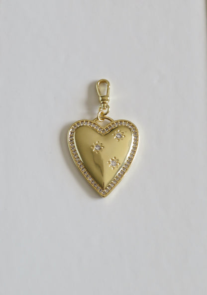 Big Love Celestial Heart Pendant on Swivel Clasp