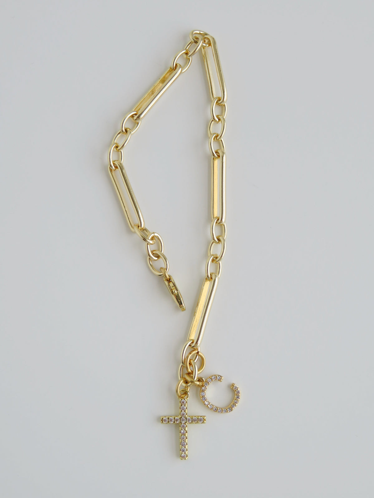 Divine Intentions Initial Bracelet