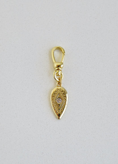 Evil Eye Charm with Swivel Clasp