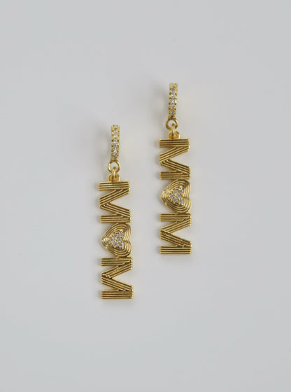 Mom Vibes Charm on Diamond Clasp