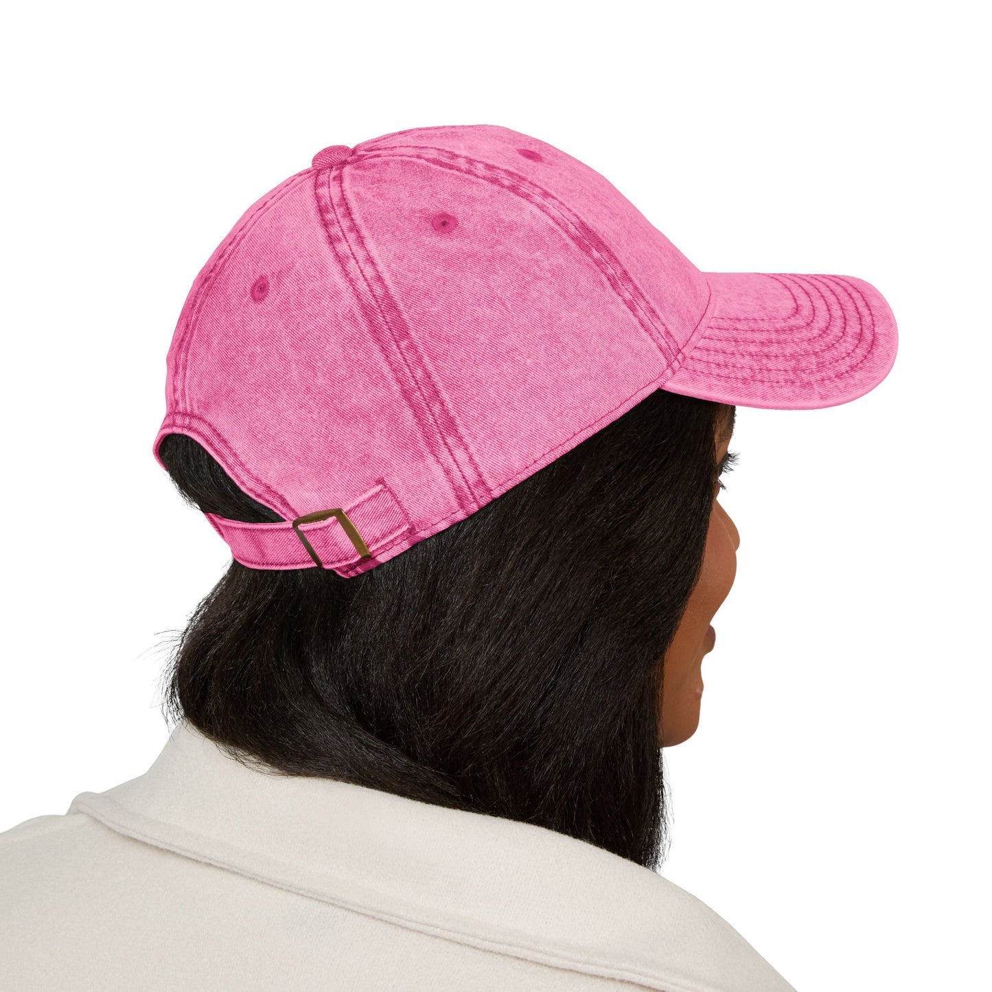 Vintage Washed Embroidered Logo Cap