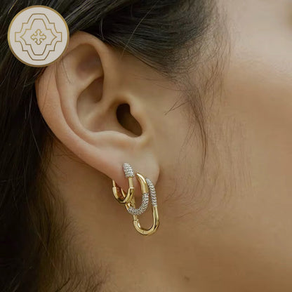 Milena Hoops - 925 Sterling Silver