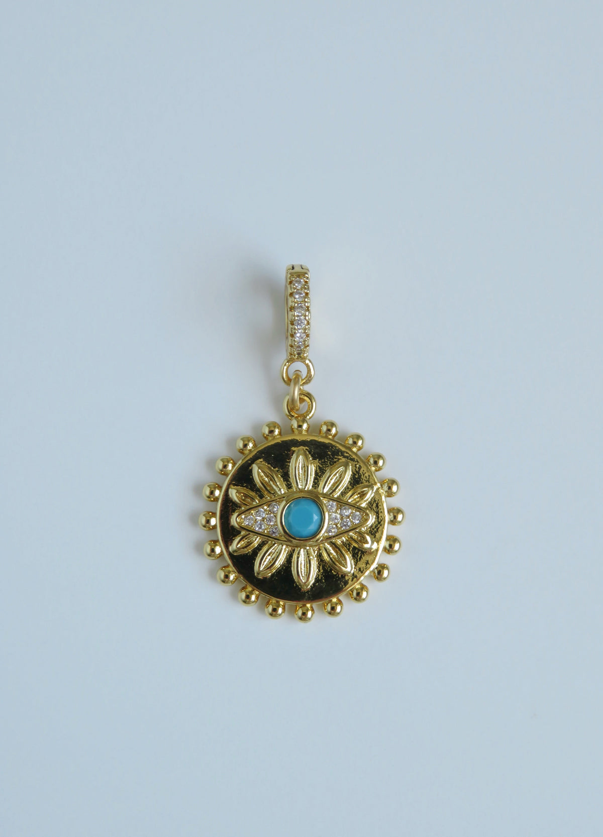 Turquoise Eye - Evil Eye Charm on Clasp
