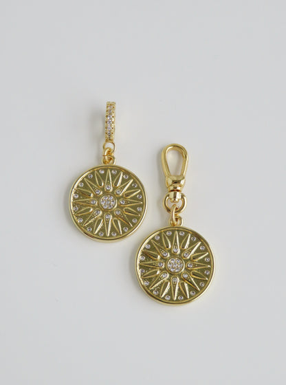 Sunburst Charm on Clasp