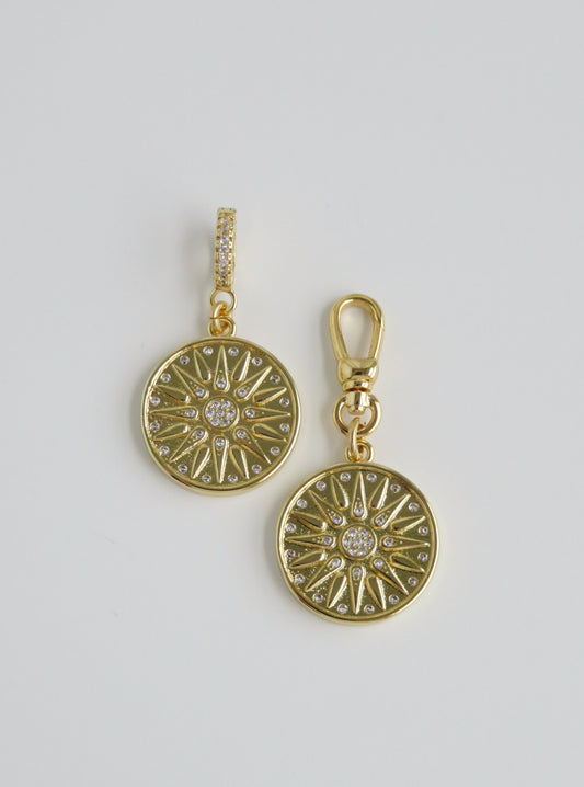 Sunburst Charm on Clasp