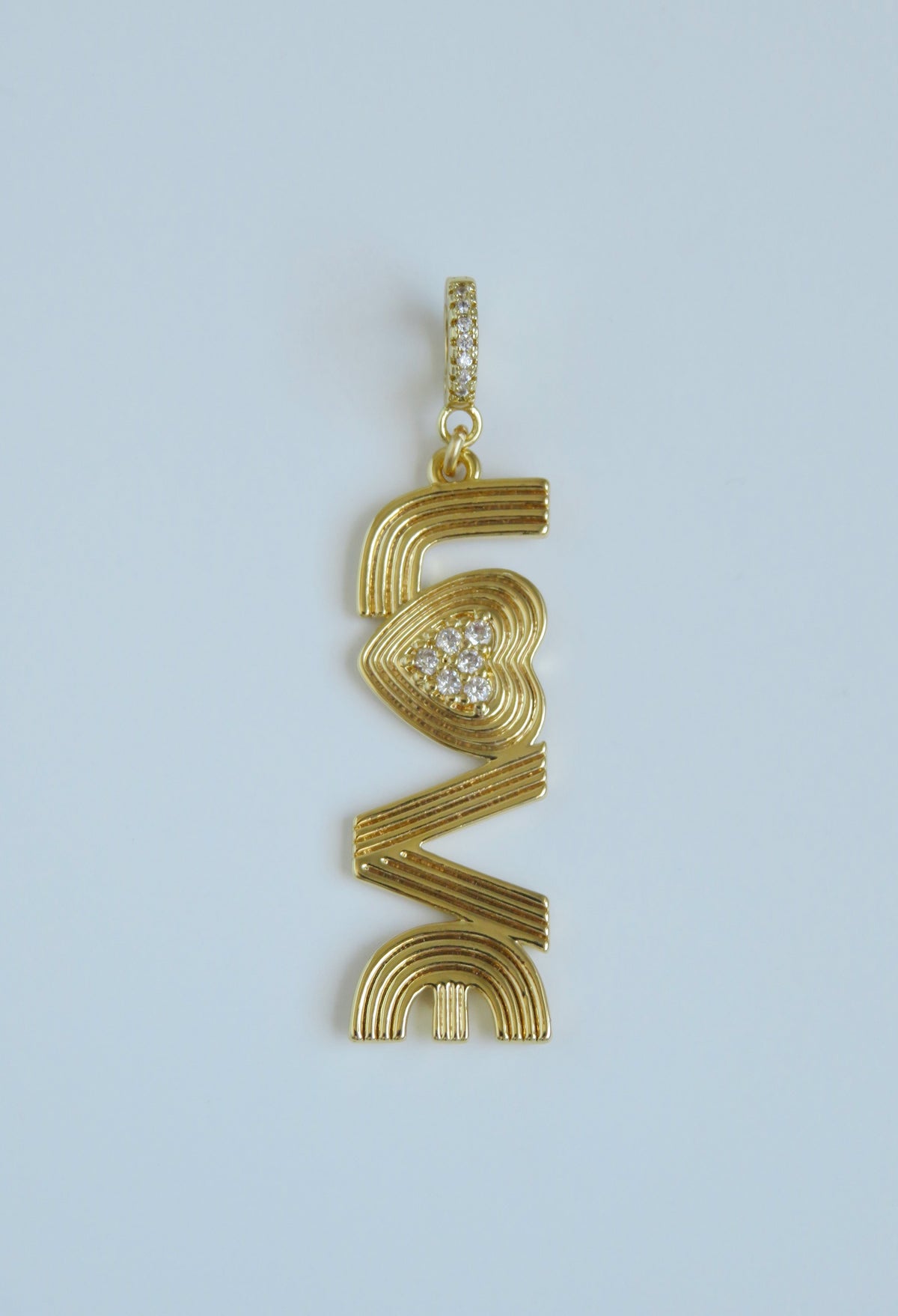 LOVE Vibes Charm on Diamond Clasp