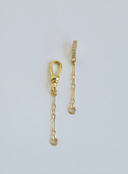 Hinged Clasp Lariat Chain - add a charm