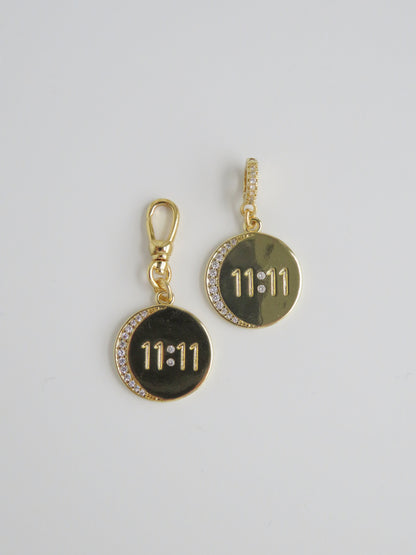 11:11 Gold Angel Number on Clasp