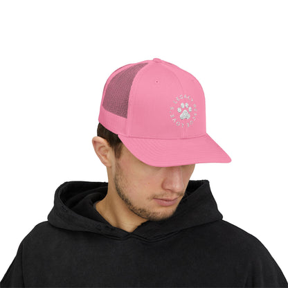 Snapback Embroidered Logo Trucker Cap