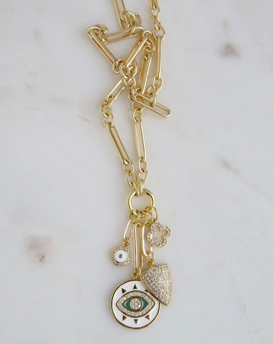 Protect Your Energy- Santorini Necklace - Figaro