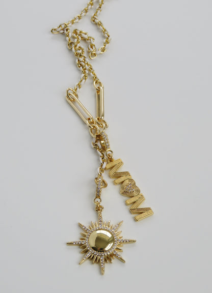 Radiant Sun Pendant on Clasp