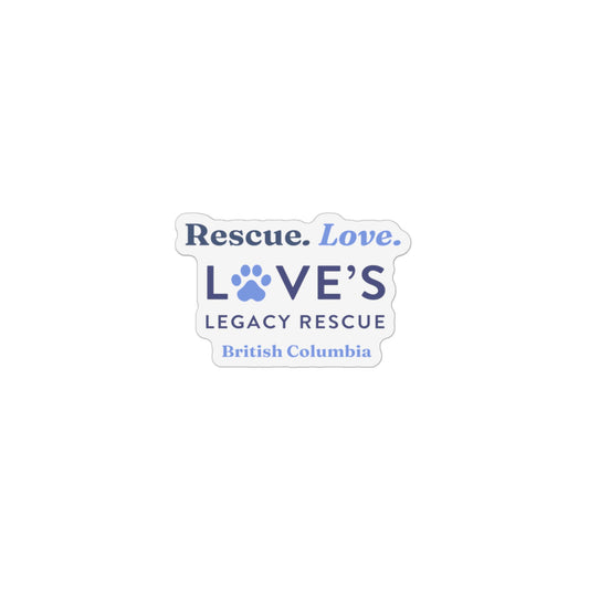 Rescue Love Car Magnet British Columbia