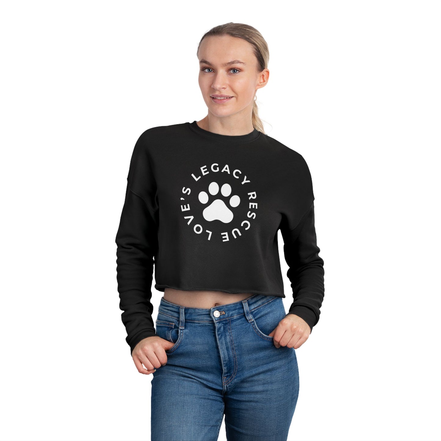 Rescue Love Cropped Sweatshirt