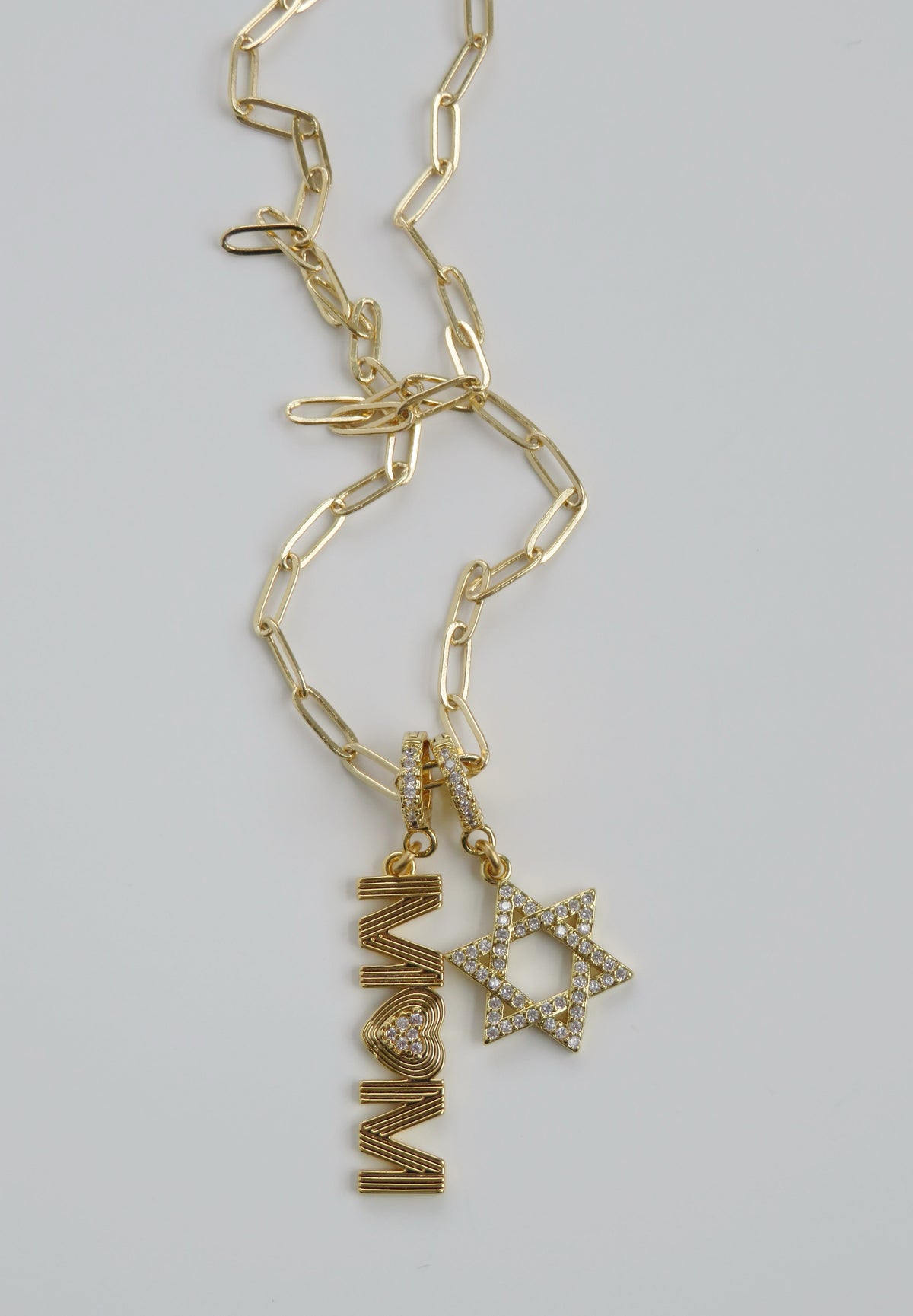 Timeless Brilliance - Star of David Charm on Clasp