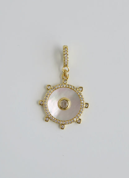 Perla Charms on Diamond Clasp