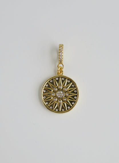 Sunburst Charm on Clasp