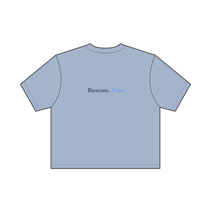 Rescue. Love. Women's Garment-Dyed T-Shirt
