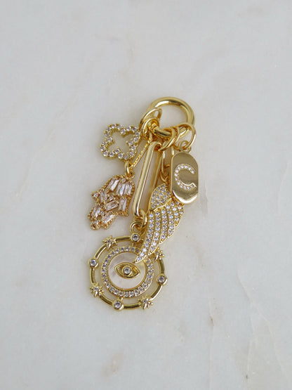 Love & Divine Guidance Initial Charm Cluster
